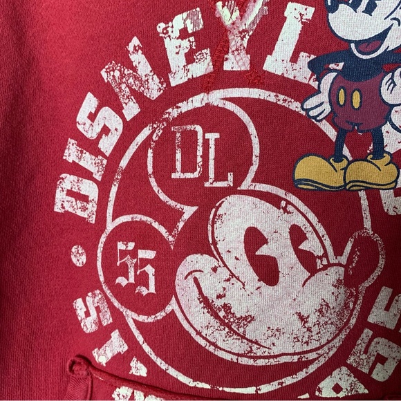 Disney Parks Original Mickey Mouse Graphic Hoodie Sweatshirt - Picture 3 of 13